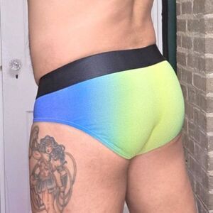 BUNNIES Ombre Gradient Classic Briefs - Aurora